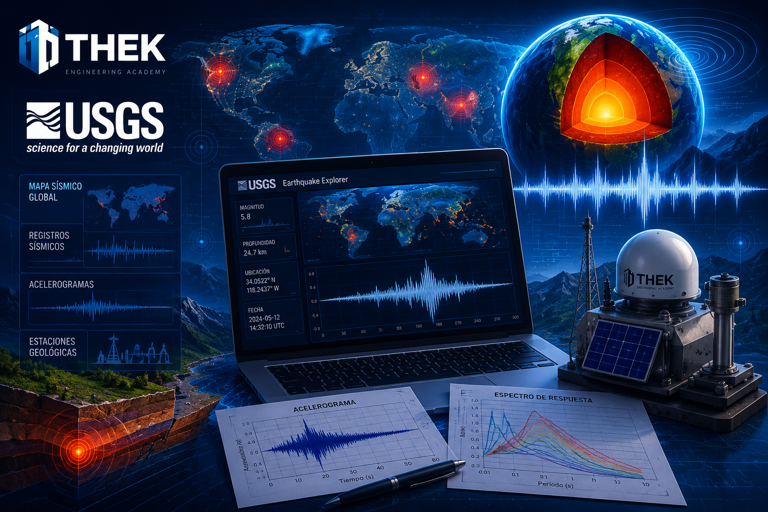 Datos del USGS para Ingeniería Sísmica